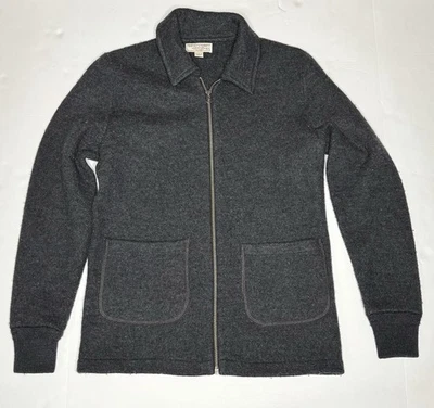 Wallace & Barnes Merino Full Zip Coat Jacket Men’s XS Gray Grey - Image 1 of 4