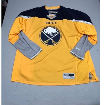 Camiseta deportiva NHL Reebok Buffalo Sabres 4XL Team amarilla Foto 1 de 4