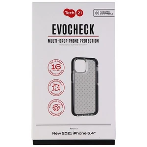 Tech21 Evo Check Series Flexible Gel Case for Apple iPhone 13 mini - Black - Picture 1 of 1