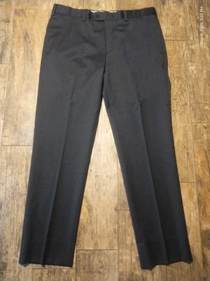 Brooks Brothers Regent Pants Men's 36x30 Gray Wool Flannel Trousers - Image 1 of 3