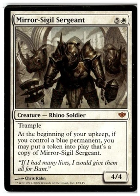 MTG Mirror-Sigil Sergeant - Conflux Heavily Played English - Image 1 of 3