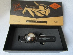 Est´d Gentlemen´s Hardware High Spirits Bar Cocktail Multi-Tool OVP neuwertig - Picture 1 of 6
