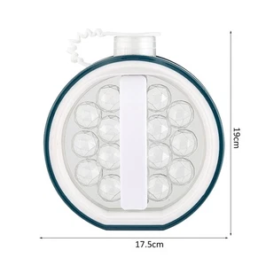 2 In 1 Ice Ball Maker Mold Portable Ice Cube Tray Leakproof Ice Ball Maker stUPI - Picture 1 of 15