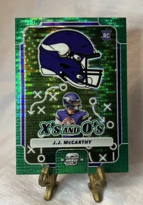 2024 Panini Contenders Optic /30 Green Pulsar Xs Os JJ MCCARTHY RC Rookie SP JP5 - Picture 1 of 4