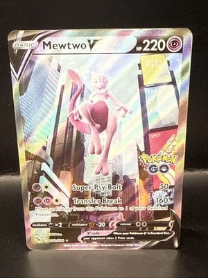 Pokemon Pokemon TCG: Pokemon GO 072/078 Mewtwo V Near Mint - Image 1 of 4