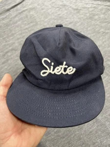 Siete Mütze Kappe Riemen hinten dunkelblau gesticktes Logo Baumwolle Herren verschweißt MFG - Bild 1 von 7