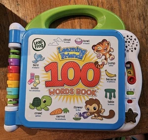Leap Frog Learning Friends - 100 Words Book. English and Spanish Great condition - Picture 1 of 5