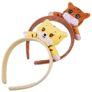 Linda decoración de 2 piezas diadema de tigre niños niñas año nuevo - Imagen 1 de 12