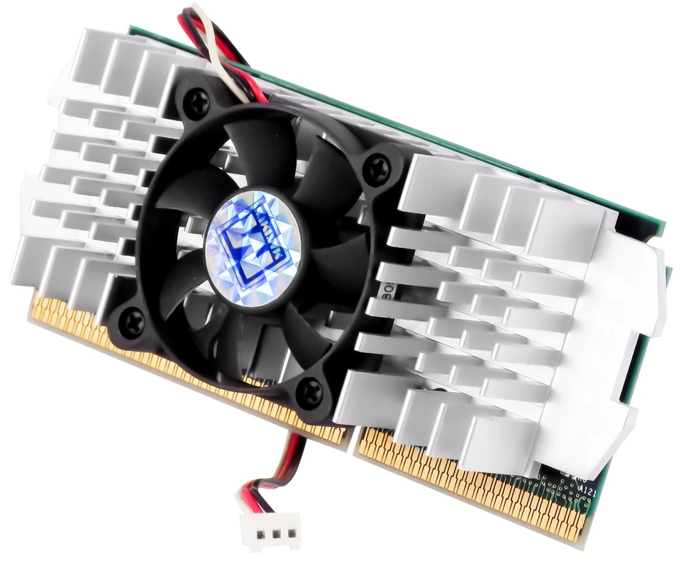 Intel Celeron 300MHz SL2WM Slot 1+ Cooler Sm - Image 1 of 2