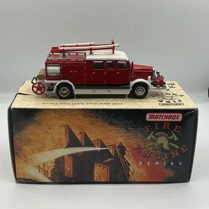 MATCHBOX MODELS OF YESTERYEAR 1938 MERCEDES BENZ KS15 FIRE TRUCK YFE07 - Picture 1 of 14