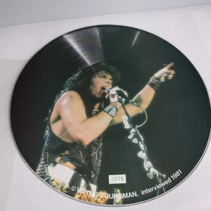 KISS Interview Picture Disk-45 RPM-Numbered #0078-Vinyl Record 1981 NR-MT - Picture 1 of 4