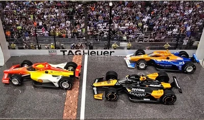 GREENLIGHT 2024 NEWGARDEN O'WARD DIXON INDY 500 WIN 1/64 INDYCAR 3 汽车套装 — 第 1/4 张图片