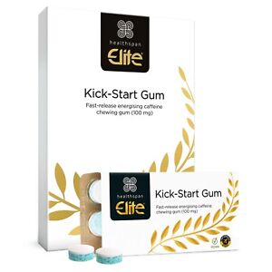 Healthspan Elite Caffeine Gum, 100mg, 40-120 Pieces, Energy Support/Pre-Workout