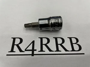 Snap-on Tools USA NEW 3/8" Drive T27 Standard Torx Bit Chrome Socket FTX27E - Picture 1 of 7