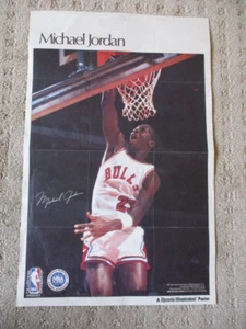 Michael Jordan 1987 Quaker Chewy Granola Sports Illustrated Mini Poster 11" x 17 - Picture 1 of 6