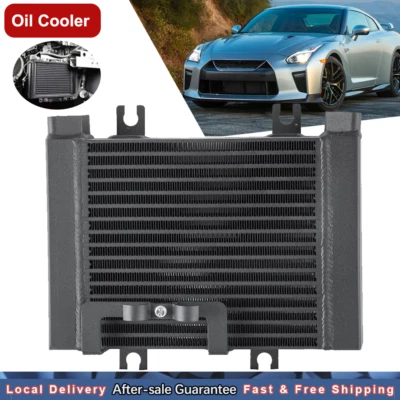 Upgrade Aluminum Oil Cooler Drop-in For 2009-2019 Nissan R35 GT-R 3.8L Black - Image 1 of 4