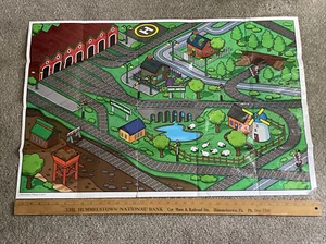 Estera de plástico portátil de viaje de 24"" x 36"" para tren ferroviario Thomas & Friends - Imagen 1 de 5