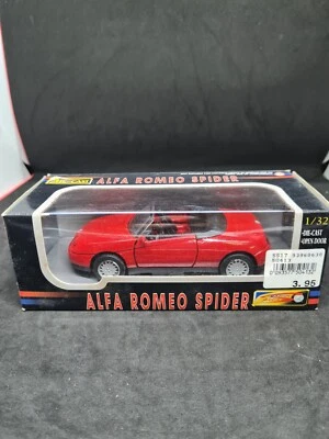 New SPEEDY POWER / NEW RAY ALFA ROMEO SPIDER PULL BACK 1/32 Scale BOXED Vintage  - Image 1 of 4