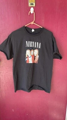 nirvana t shirt Hanson Brothers Black Rock Band - Image 1 of 3