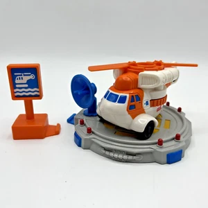 Fisher Price GeoTrax Coastal Rescue Chopper Hubschrauber Set Zug Zubehör - Bild 1 von 10
