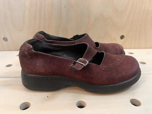 Dansko Womens Suede Mary Jane Clogs Strap Buckle Clasp Size 39 - Picture 1 of 10