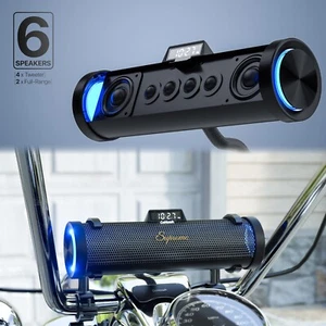 Impermeable Bluetooth Moto Estéreo 6 Altavoces MP3 Audio Sistema de Música Radio - Imagen 1 de 9