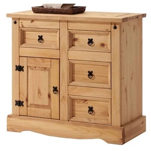 Kommode Kiefer massiv Kommode Mexico Stil Buffetschrank Geschirrschrank - Bild 1 von 8
