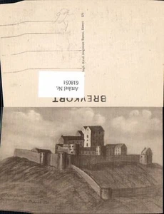 618051,Künstler Ak Bornholm Hammershus udi Aaret 1736 Denmark - Bild 1 von 1