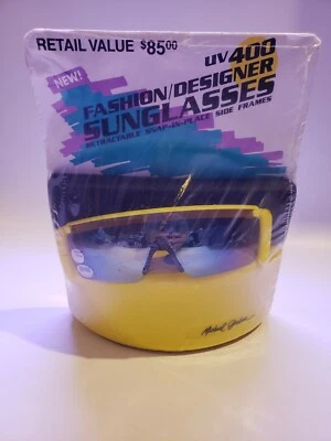 Nuevo de Lote Antiguo Gafas de Sol Michael Jackson Tm con Estuche Autógrafo Protección UV 400 C9 Foto 1 de 4