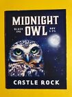 CASTLE ROCK brewery MIDNIGHT OWL beer badge real ale pump clip front