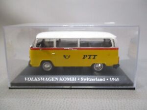LE6580 IXO ALTAYA 1/43 1:43 Volkswagen VW Kombi PTT Switzerland 1965 jaune