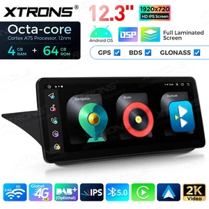 12.3" Android 14 8-Core Car Screen GPS Navi CarPlay For Benz E-Class W212 S212 - Picture 1 of 17
