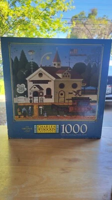 Charles Wysocki's Puzzle 1000pc Birdseller The Bird House 2000 New All Pieces  - Image 1 of 4