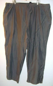 Venezia Size 28 Gray Adjustible Waist Ankle Zippered Pants - Picture 1 of 8