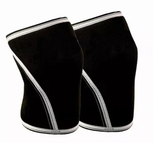Ironside Knee Sleeves (1 Pair) 7mm XL Neoprene Thick Compression Knee Brace - Picture 1 of 8