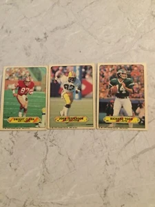 1983 topps chewing gum Dwight Clark, Richard Todd, John Jefferson card lot nfl - Picture 1 of 1