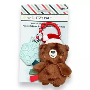 NEW! Itzy Ritzy Snowflake Bear Christmas Plush & Teether Pal - Picture 1 of 1