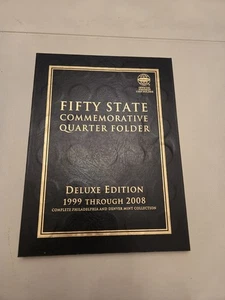 50 STATES QUARTER COLLECTION BOOK-COMPLETE SET (1999–2008) P &D– COLLECTOR ALBUM - Picture 1 of 7