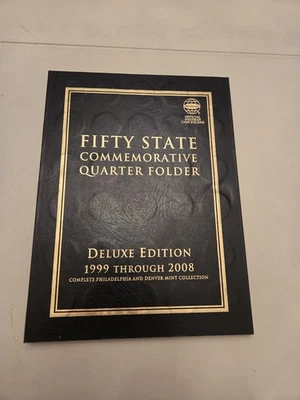 50 STATES QUARTER COLLECTION BOOK-COMPLETE SET (1999–2008) P &D– COLLECTOR ALBUM - Image 1 of 4