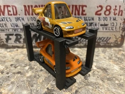 Tooned Hothweels 3d Printed Lift, Diorama, Matchbox, Lift Toy, COLOR: BLACK - Image 1 of 4