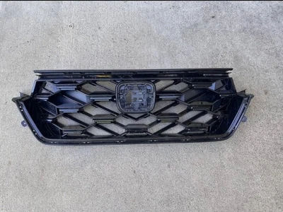 Parrilla delantera Honda CR-V 2023-2025 en negro brillante con híbrido OEM 71200-3D4-A31 Foto 1 de 3