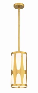 Antique Gold One Light Pendant from the Royston Collection - Picture 1 of 5
