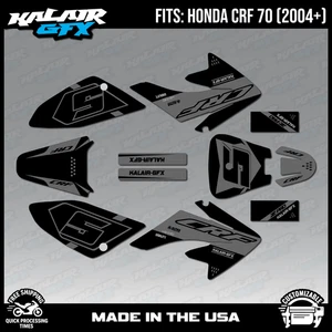 Graphics Kit for Honda CRF70 All Years CRF 70 CRF-70 Venom - SMOKE - Picture 1 of 4