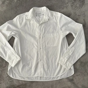 Camicia blusa donna Frank & Eileen Silvio bianca con bottoni PICCOLA - Foto 1 di 7