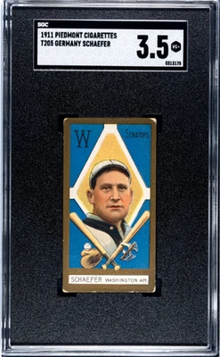 1911 T205 Piedmont Germany Schaefer - SGC 3.5 - Image 1 of 2