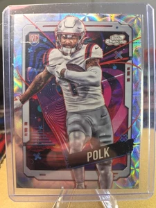 Refractores de núcleo Ja'Lynn Polk #163 cromados Topps 2024 - Imagen 1 de 2