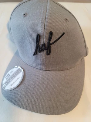 HUF 9TWENTY STARTER GORRA SNAPBACK LOGOTIPO 3D GRIS NEGRO MUESTRA RARA Foto 1 de 4
