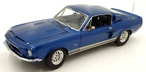 Exact Detail 1/18 Scale Diecast ED14223D 1968 Shelby G.T.500 KR - Blue