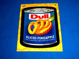 2023 Wacky Packages Flashback "DULE PINEAPPLE" Basic Sticker Card #21 - Picture 1 of 1