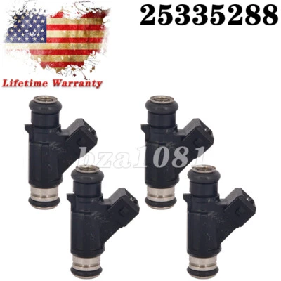 25335288 Nozzles For Mercury Mariner Outboard 60HP 2002-2006 4Pcs Fuel Injectors Foto 1 de 4
